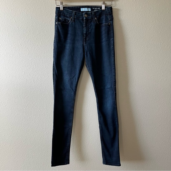 7 for all mankind high waist skinny size 27 jeans - Picture 1 of 9